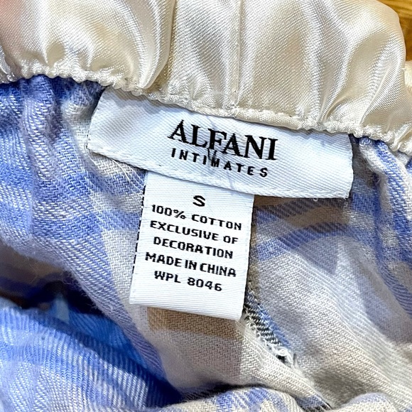 Alfani Intimates Flannel Pajama Bottoms - Picture 4 of 5